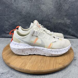 Nike Crater Impact Shoes Womens Size 8.5 White Mesh Running Sneakers CW2386-100